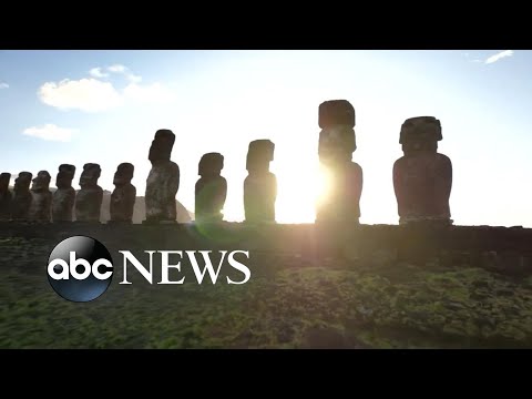 You are currently viewing Getting an up-close look at new statue found in Easter Island l GMA
