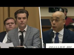 Read more about the article Matt Gaetz HOUNDS Witness Over American Trust in the DOJ