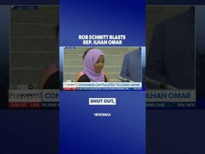 Read more about the article Rep. Omar’s ‘goal is to dismantle our entire way of life, that’s not punditry’: Rob Schmitt