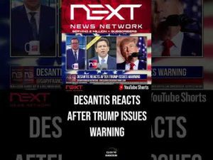 Read more about the article DeSantis REACTS after Trump Issues Warning #shorts