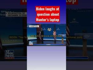 Read more about the article Biden dismissing Hunter’s laptop: It’s all a smear #shorts