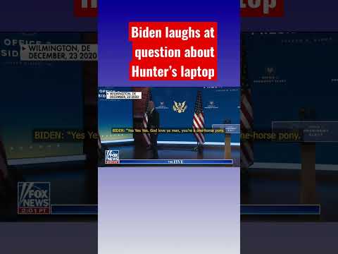 You are currently viewing Biden dismissing Hunter’s laptop: It’s all a smear #shorts