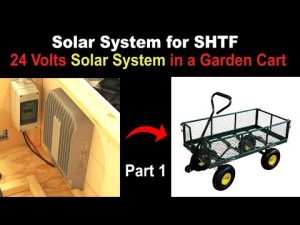 Read more about the article Buidling a 24 Volt Solar System into a Garden Cart (Part 1)