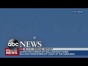 Read more about the article Suspected Chinese spy balloon shot down