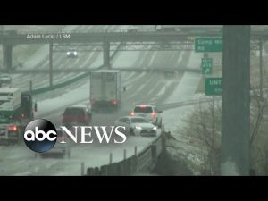 Read more about the article Ice storm causes dangerous road conditions in South l GMA