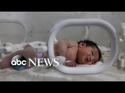 You are currently viewing Baby born in earthquake rubble in Syria