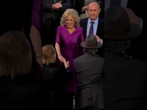 Read more about the article Did Jill Biden Just Kiss Kamala’s Husband on the Lips? #Shorts