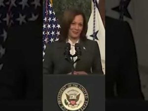 Read more about the article CRINGE: Kamala Explains How Astronauts Get On Their Spacecraft Like The Audience is Children #Shorts