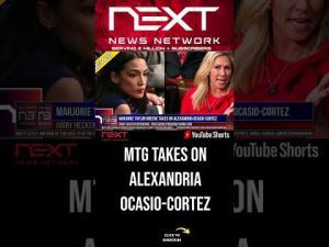 Read more about the article Marjorie Taylor Greene Takes On Alexandria Ocasio-Cortez #shorts