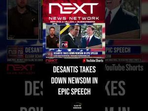 Read more about the article DeSantis Takes Down Newsom in Epic Speech #shorts