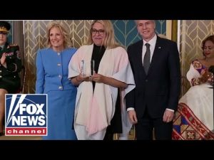Read more about the article Jill Biden called out for giving ‘Woman of Courage’ award to biological male