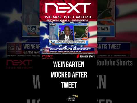 You are currently viewing Weingarten MOCKED After Anti-DeSantis Tweet #shorts