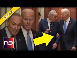 Read more about the article “Sad to Watch”: Disturbing Video Catches Biden Clinging to Schumer
