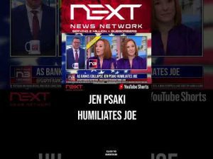 Read more about the article As Banks Collapse Jen Psaki HUMILIATES Joe #shorts