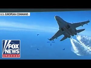 Read more about the article WATCH: Video shows Russian jet forcing down US drone