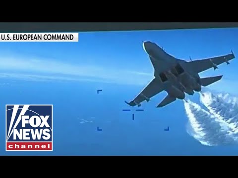 You are currently viewing WATCH: Video shows Russian jet forcing down US drone