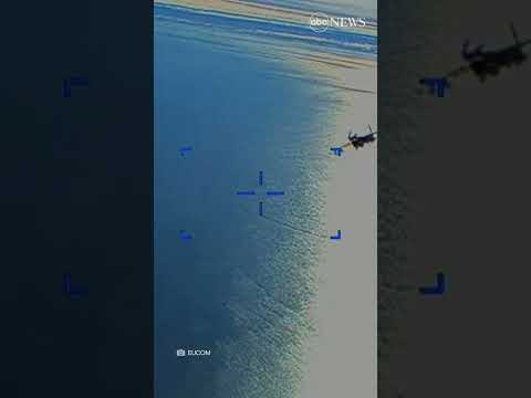 You are currently viewing Dramatic declassified video shows moment Russian fighter jet collides with U.S. drone.