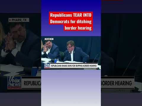 You are currently viewing Watch GOP lawmakers blast Democrats for missing important hearing #shorts