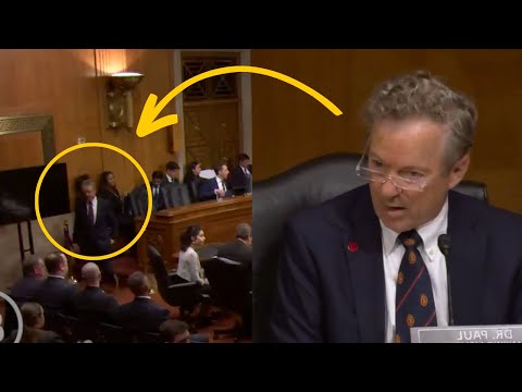 You are currently viewing Rand Paul WALKS OUT of Hearing After BLASTING Democrat Chairman