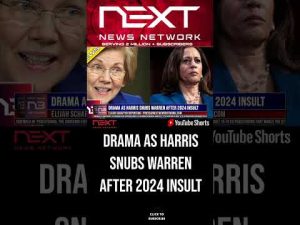 Read more about the article Drama As Harris Snubs Warren After 2024 Insult #shorts