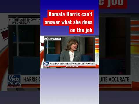 You are currently viewing Kamala Harris dances around questions about her role #shorts