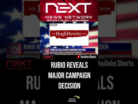 You are currently viewing Rubio Reveals Major Campaign Decision #shorts