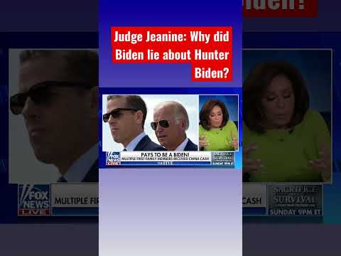 You are currently viewing Judge Jeanine TEARS INTO Biden over Hunter Biden’s laptop #shorts