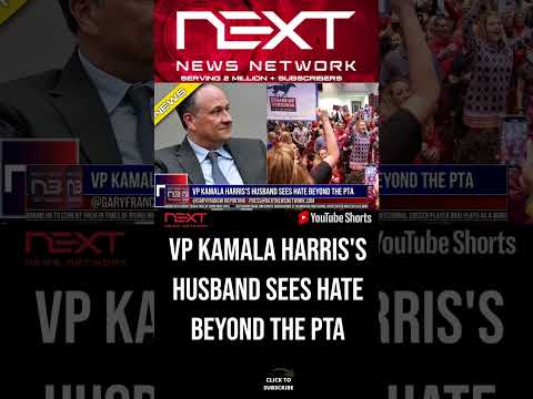 You are currently viewing VP Kamala Harris’s Husband Sees Hate Beyond the PTA #shorts