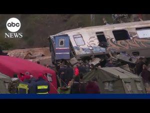Read more about the article Death toll climbs from train crash in Greece