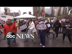 Read more about the article School staff strike shuts down LA schools