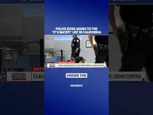 Read more about the article California bill seeks to ‘paw-cuff’ police dogs | National Report