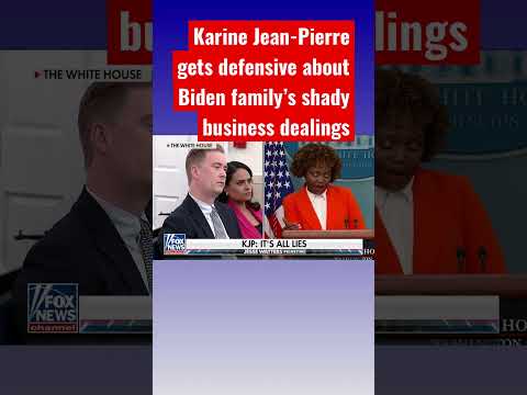 You are currently viewing Karine Jean-Pierre denies Biden family’s shady China ties: It’s all lies #shorts