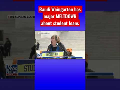 You are currently viewing Randi Weingarten erupts over student loans outside Supreme Court #studentloans