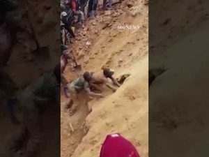 Read more about the article Nine Congolese miners escape from collapsed gold mine | ABC News