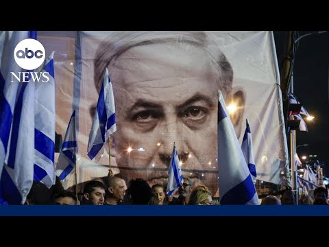 You are currently viewing Netanyanhu delays Israel court overhaul plan in face of massive protests l GMA