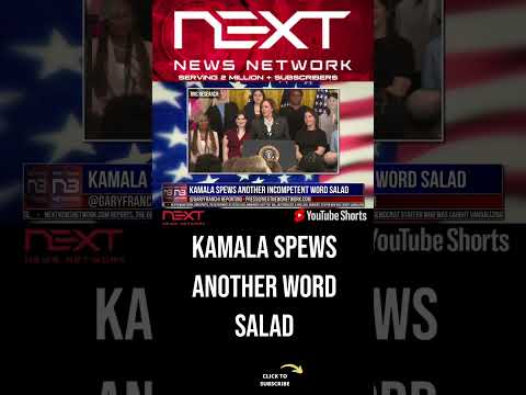You are currently viewing Kamala Spews Another Incompetent Word Salad #shorts