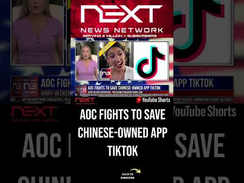 You are currently viewing AOC Fights To Save Chinese-Owned App TIKTOK #shorts