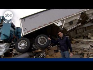 Read more about the article Tornado cleanup begins as another major storm moves cross country