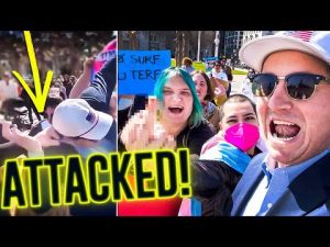 Read more about the article Trans Activists ASSAULT Protester at Trans Youth Rally | EXTENDED CUT