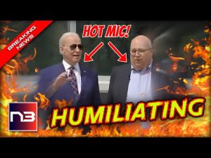 Read more about the article HUMILIATING SCENE: Hot Mic Catches Biden being Guided by Handler Talking to Him as If He Were a Kid