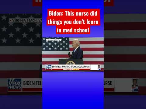 You are currently viewing Biden’s strange tale on nurse Pearl #biden #joebiden