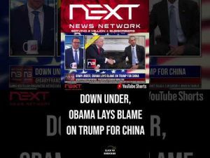 Read more about the article Down Under, Obama Lays Blame on Trump for China #shorts