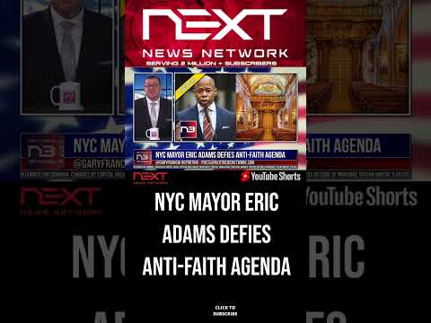 You are currently viewing NYC Mayor Eric Adams Defies Anti-Faith Agenda #shorts