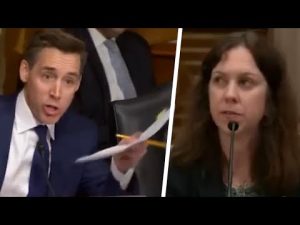 Read more about the article Josh Hawley BLASTS Biden National Archives Nominee for LYING Under Oath