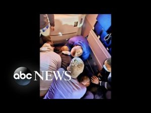 Read more about the article Passenger allegedly tries to stab flight attendant, open door