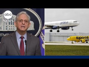 Read more about the article Attorney General Merrick Garland announces lawsuit to block JetBlue and Spirit Airlines merger