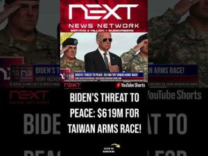 Read more about the article Biden’s threat to peace: $619M for Taiwan arms race! #shorts