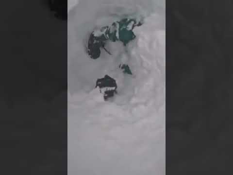 You are currently viewing SHOCKING: Snowboarder Saved after Buried in Snow