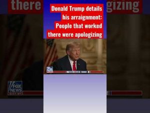 Read more about the article Donald Trump says officials were crying during his arraignment #shorts