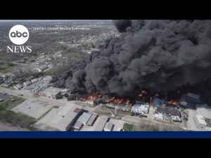 Read more about the article Thousands forced to leave homes after Indiana recycling plant fire